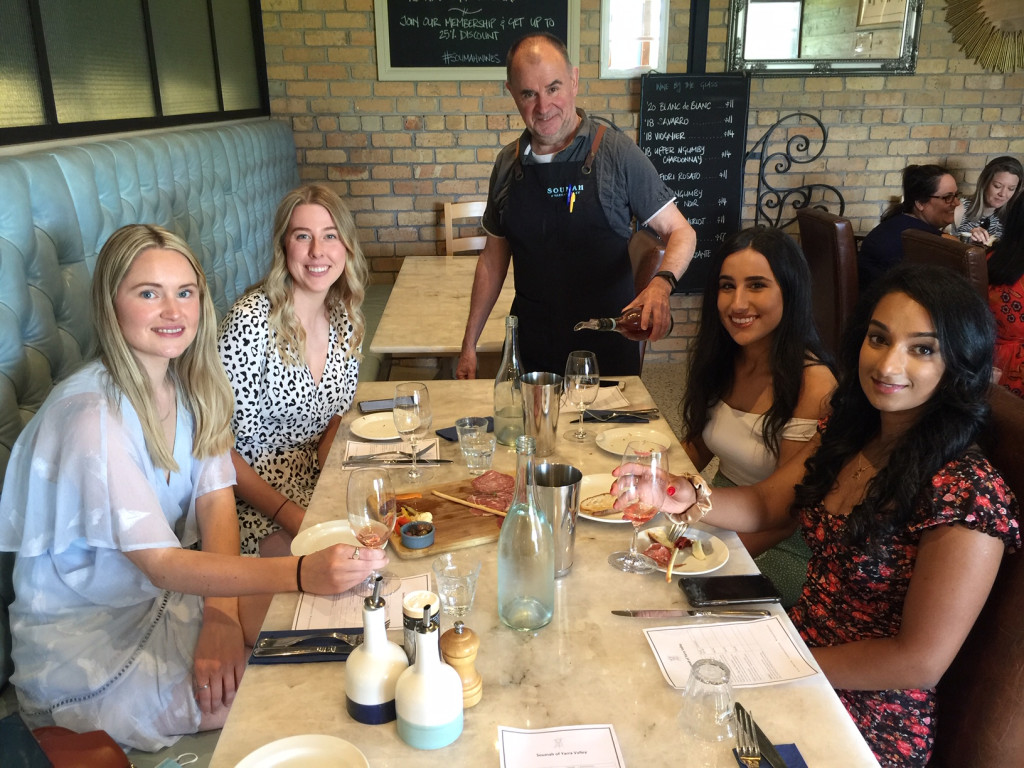 Lunch with wine pairing at Soumah winery, Yarra Valley