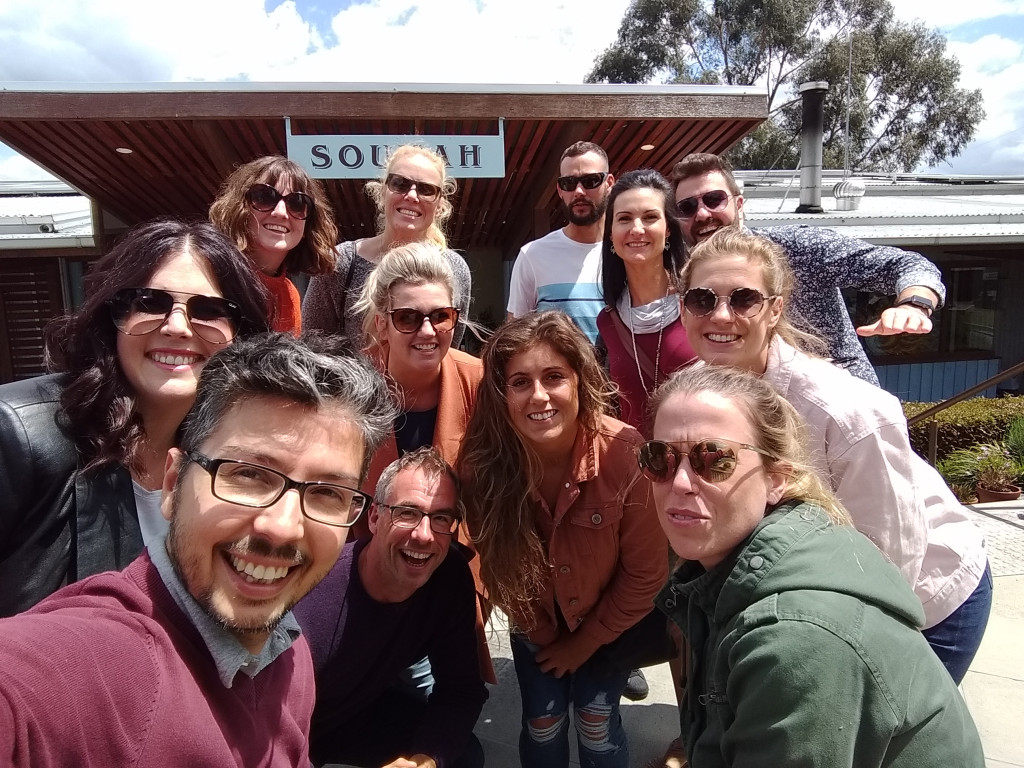 Yarra Valley Public tour group outside Soumah